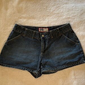 Old Navy Blue Jean Shorts Dark Wash